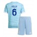Maillot de foot Juventus Lloyd Kelly #6 Extérieur vêtements enfant 2025-26 Manches Courtes (+ pantalon court)
